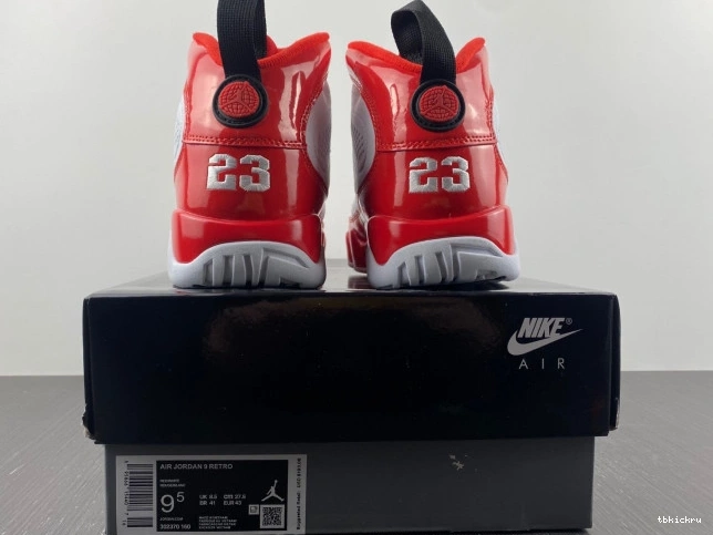 Cheap TBK 9 302370-160 Retro Gym Air Jordan Red White 0714